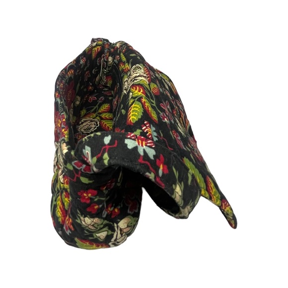 Vera Bradley Anastasia Pattern Black Red Cream Floral Jilly Purse Retired - Picture 4 of 10